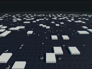 SMART simulation scaling to thousands of coordinated robots